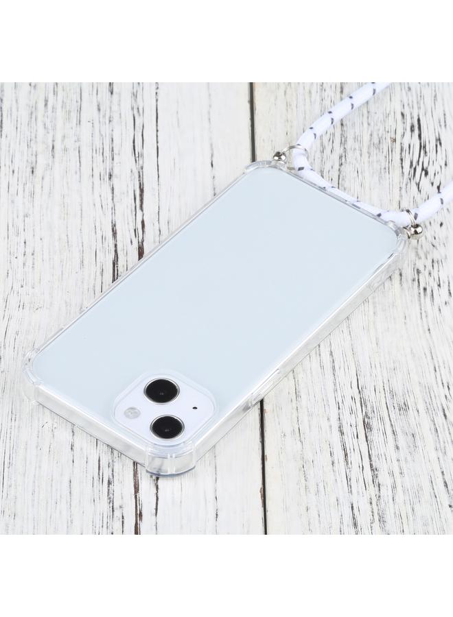 Zaboon Case For iPhone 13 mini Four-corner Shockproof Transparent TPU Protective Case with Lanyard - Image 4