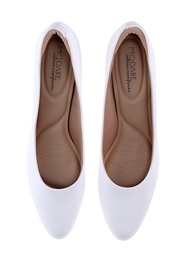 MODARE Solid Slip-On Wedge Heel Shoes - Image 5