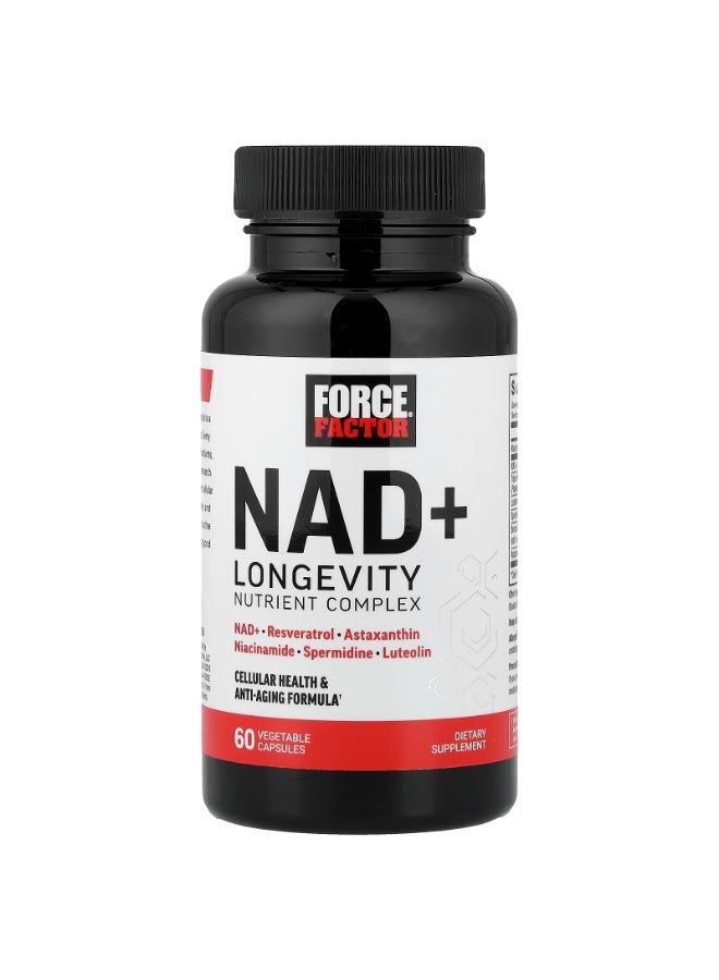 Force Factor NAD+ Longevity Nutrient Complex, 60 Vegetable Capsules - Image 3