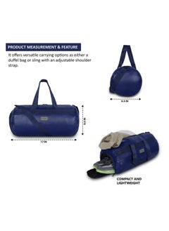 STORYTELLER STORYTELLER- DERBY Gym Bag With Shoes Compartment Light Weight Sports Bag  - Image 4