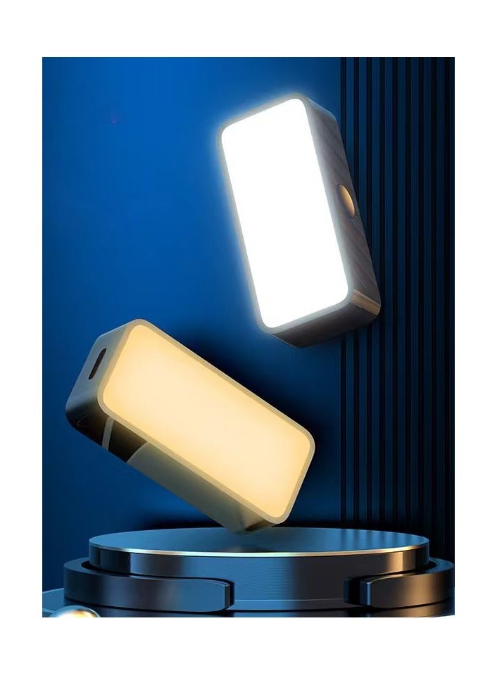 1-piece universal magnetic mini fill light portable pocket light LED video conferencing mobile phone fill light, three lighting modes, built-in N52 strong magnet, 30 LED lamp beads on board, the light can be seen directly by the eyes - Image 2