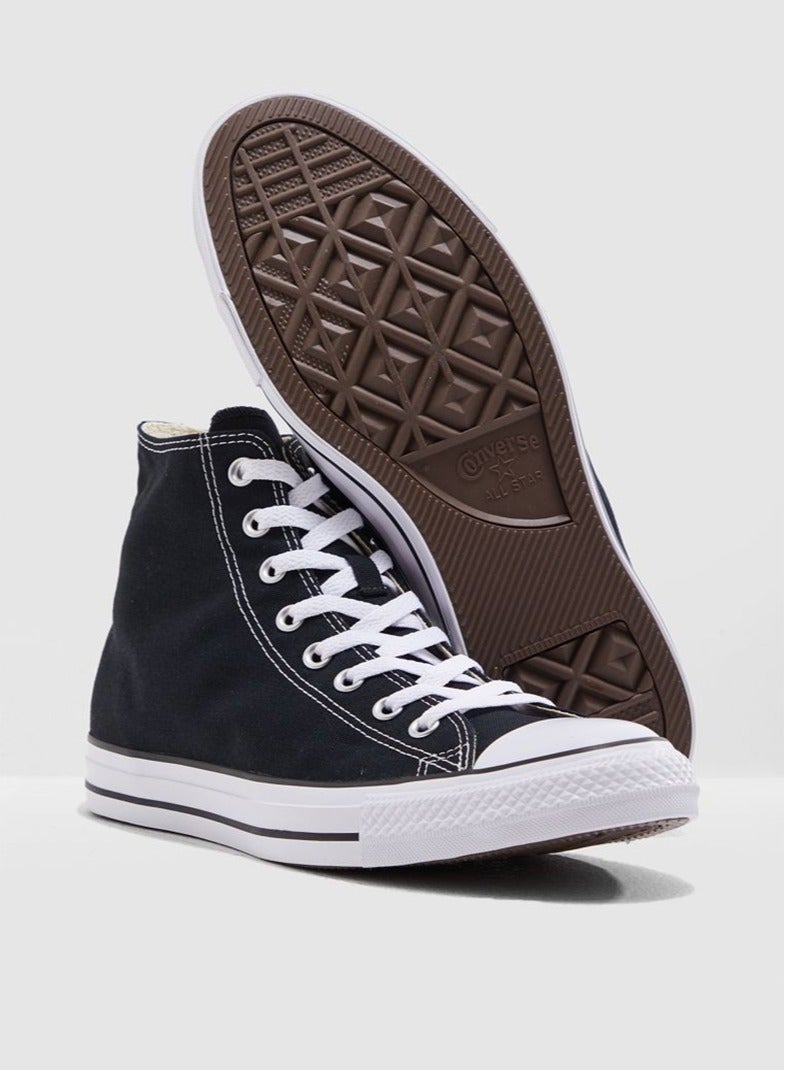 CONVERSE أحذية قماشية عالية من كونفيرس كلاسيك باللون الأسود، مقاس 43 - Image 3