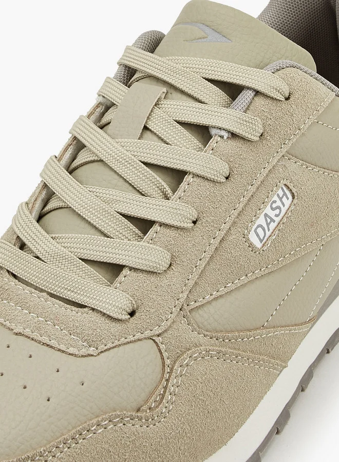 Dash Panelled Lace-Up Sports Shoes