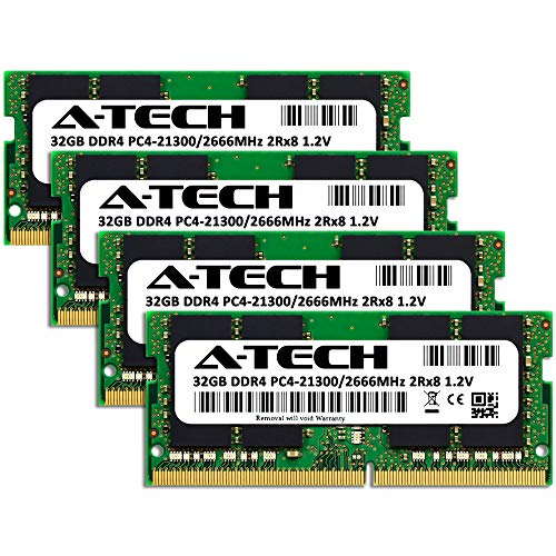 A-Tech 128GB Kit (4x32GB) RAM for Apple iMac 2019 & 2020 27 inch Retina 5K | DDR4 2666 MHz SODIMM PC4-21300 / PC4-21333 260-Pin SO-DIMM Max Memory Upgrade - Image 2