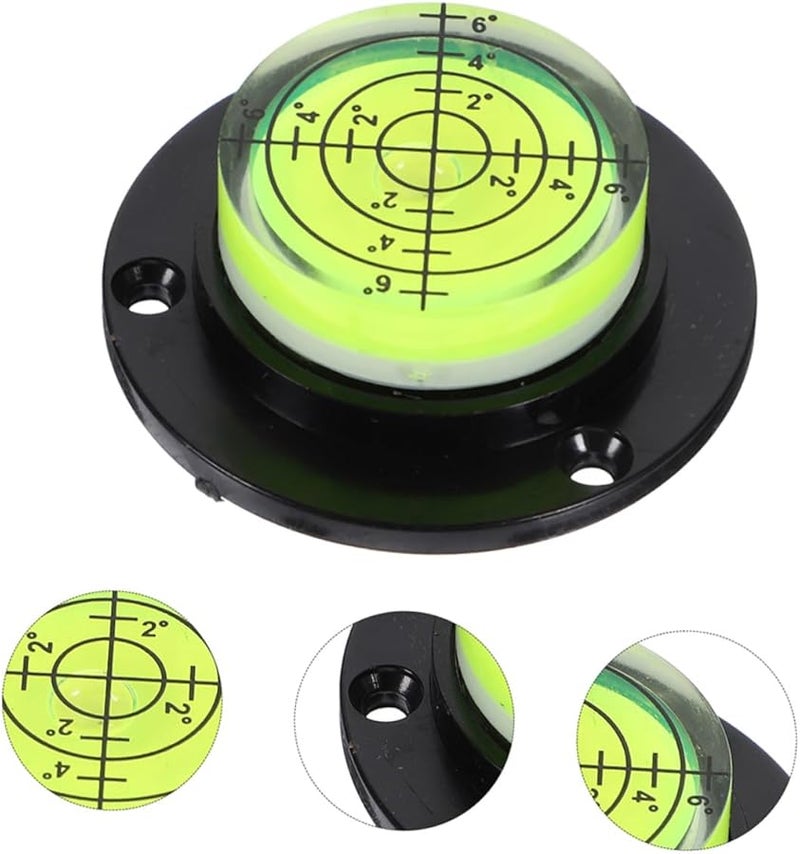 Safigle 2 Pack Small Circular Bubble Level Tool With Base For Frame Phonograph Balancing - Image 5