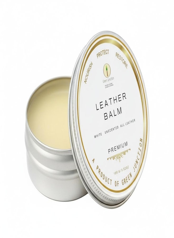 Green Junction Premium All Leather Balm I Polish and Conditioner I Unscented I100 Gms I - Image 1