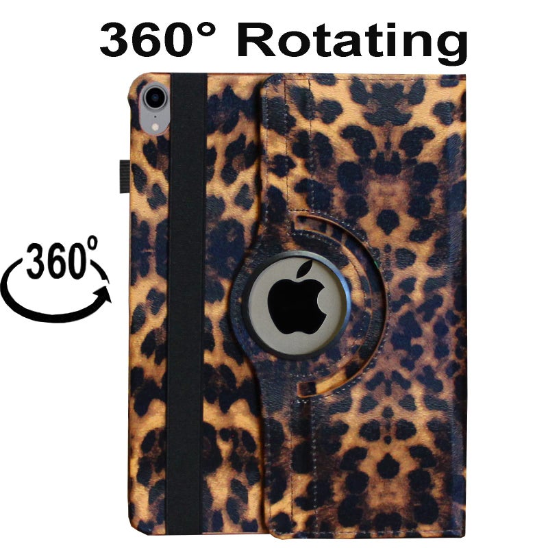 JYtrend Case for iPad A16 11-inch (11th Gen 2025), for 2022 iPad 10th Generation 10.9 inch, Rotating Stand Smart Magnetic Cover for Model A3354 A3355 A3356 A2696 A2757 A2777 (Leopard) - Image 4