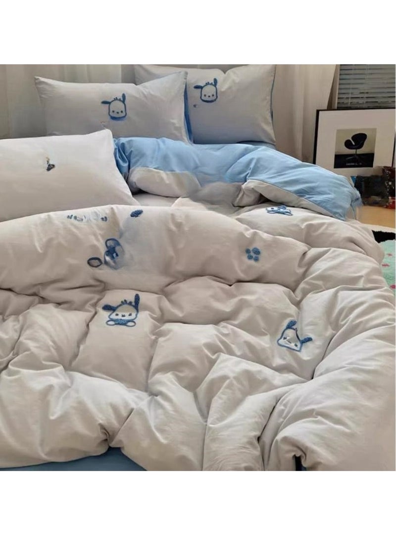 Bed Sheet Style — High End Cartoon Pattern  Pure Cotton Bedding Four Piece Set - Image 5