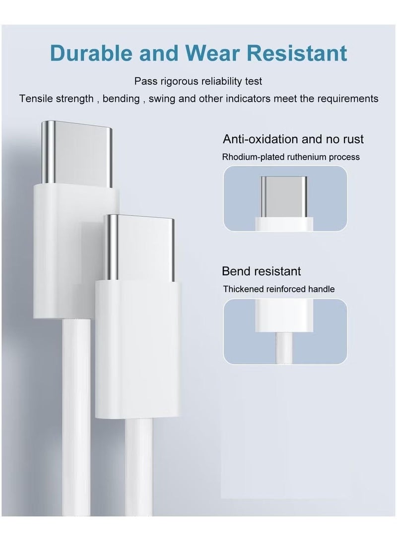 ViaKing iPhone 17, iPhone 16 & iPhone 15 Pro Max Charger With USB C Port 40 Watt with 1M iPhone Fast Charging Cord Type C to C for iPhone 16 / 15 Pro max/15 Pro/15 plus/15, Samsung S24 and all USB C mobiles / Tabs - Image 4