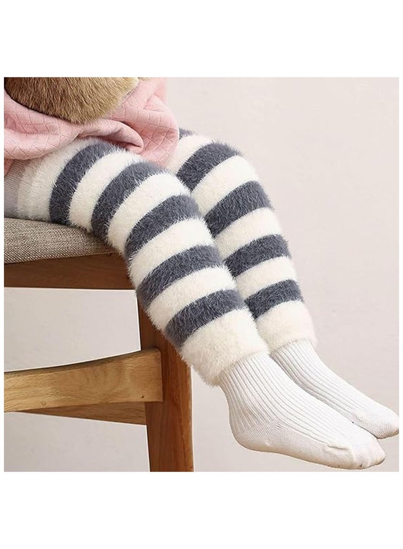 Gonice Pairs Of 2 Stripe Unisex Legwarmers Knee Protector Fit to 0-5 Years  - Image 4