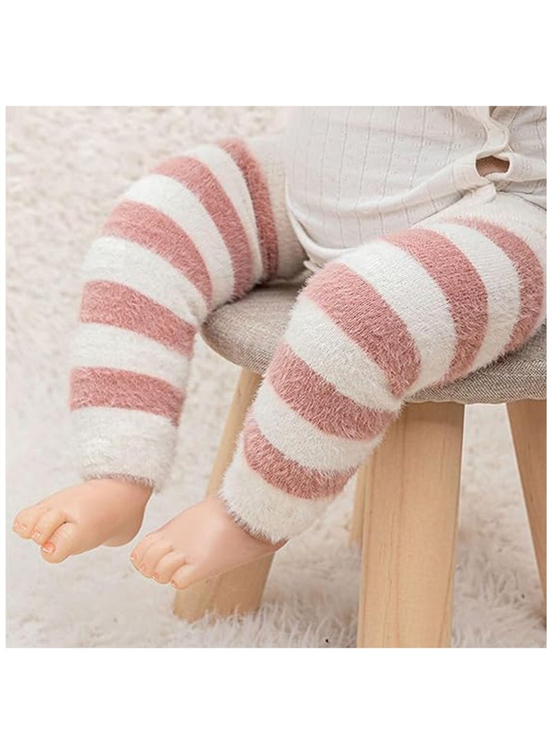 Gonice Pairs Of 2 Stripe Unisex Legwarmers Knee Protector Fit to 0-5 Years  - Image 3