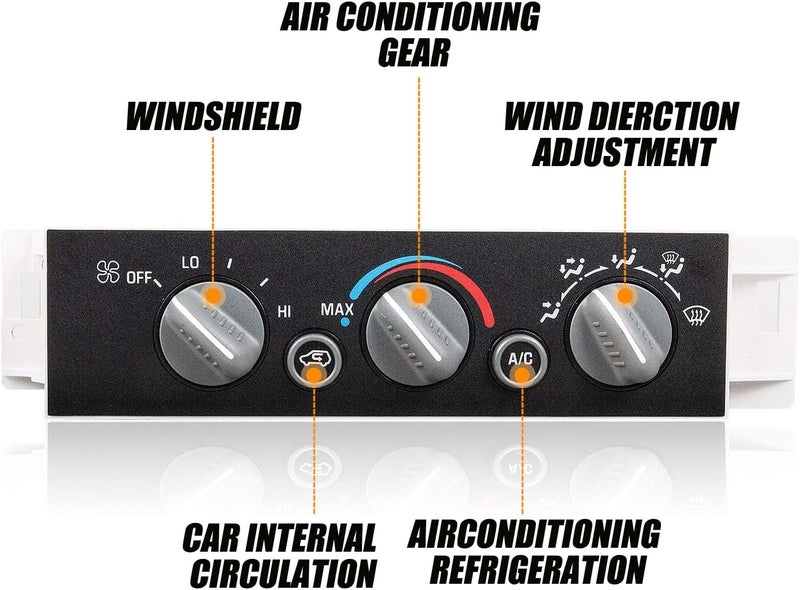 RANSOTO 599-007 Air Conditioning Control Panel | Climate Control Module for Cadillac/Chevrolet/GMC - Image 3