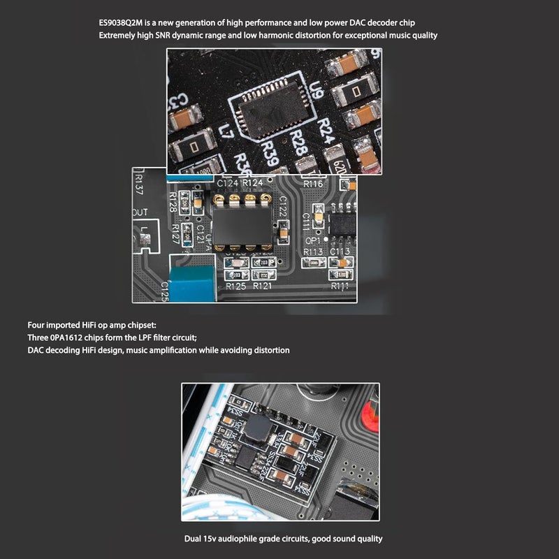 كلاراكو محول USB صوتي رائع من سونيك ديكودر، مستقبل صوتي محوري من الألياف، فك تشفير ستيلر، محول صوت 100-240 فولت، مستقبلات صوتية لاسلكية ستيريو مشهورة (قابس أمريكي) - Image 4