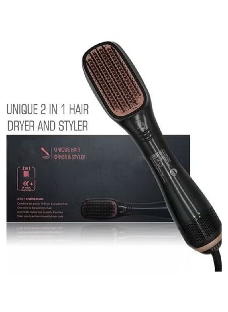 Hair Styling Brush Dryer Combs Black 43.5x21x8.5cm - Image 1