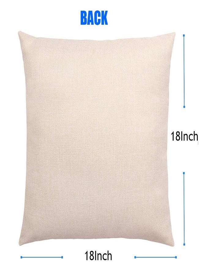 Fukeen Retro Cotton Linen Throw Pillow Cases Romantic Theme Hot Air Balloon with Inspirational Words for Home Sofa Decorations Square Cushion Cover 18x18 Inches - Image 2