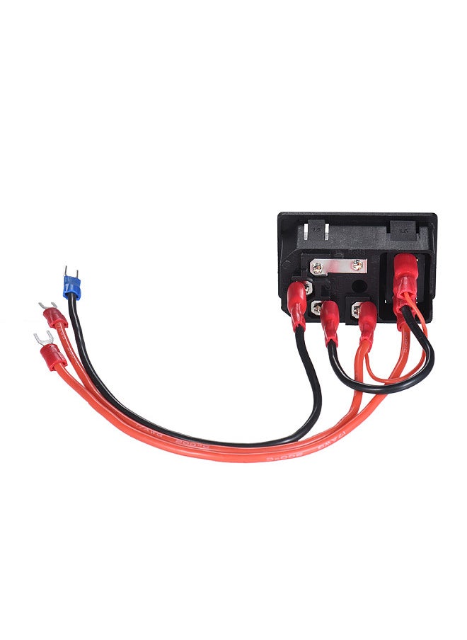 Generic - 220V/110V 15A Power Supply Switch Male Socket with Fuse for 3D Printer DIY - Image 1