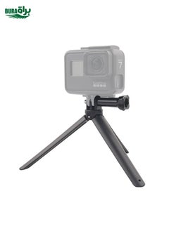 BURAQ GP456 Tripod Bracket for GoPro, Insta360, DJI and Other Action Cameras and 4-6.8 inch Phones  - Image 1