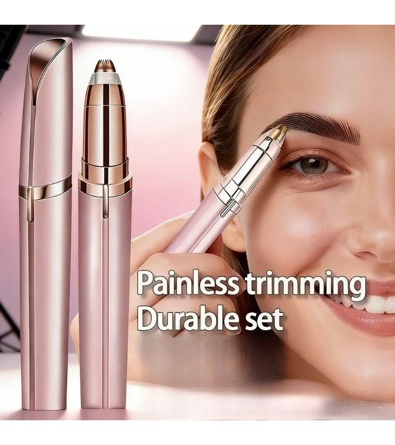 1 Set Portable USB Charging Electric Eyebrow Trimmer Sakura Pink Multi Functional Beauty Instrument Beginner Friendly Does Not Hurt Skin For Eyebrows Armpits Arms Legs Bikini Area Durable - Image 2