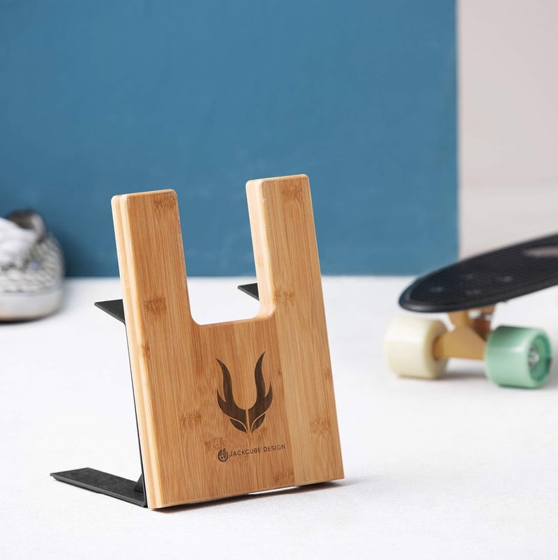 J JACKCUBE DESIGN Skateboard Storage Holder - Skateboard Display Holder, Standing Storage, Skateboard Accessories for Portable Display or Skateboard Parking lot - Image 3