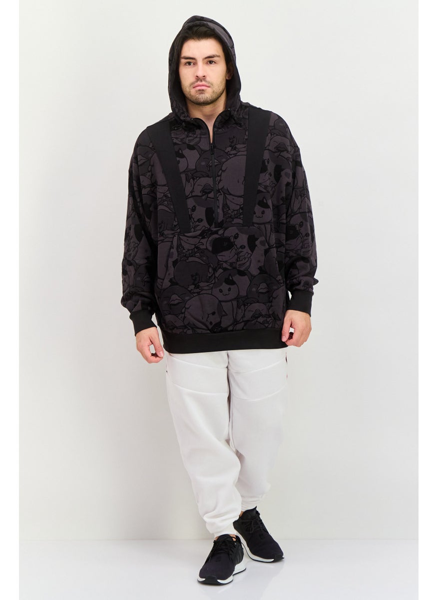 PUMA Men Sportswear Fit Long Sleeves Outdoor Sweatshirt, Black  - Image 4