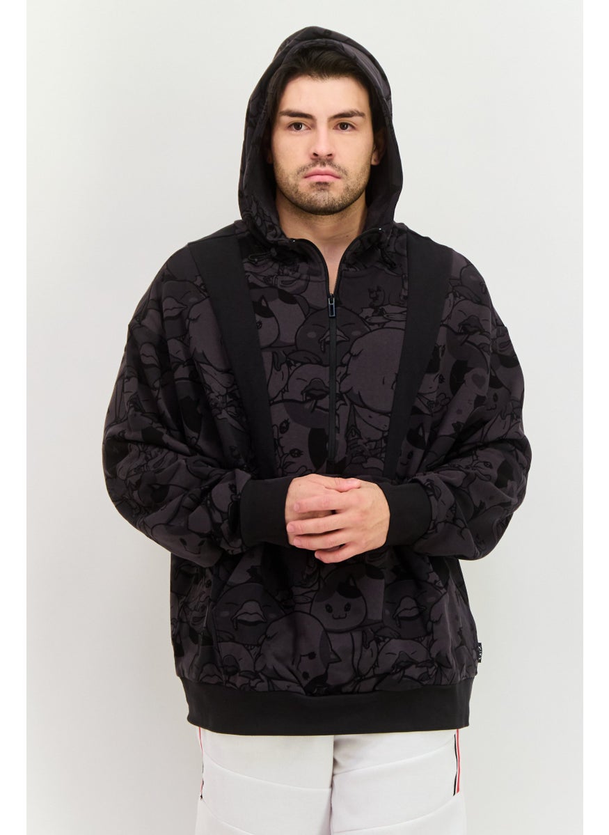 PUMA Men Sportswear Fit Long Sleeves Outdoor Sweatshirt, Black  - Image 1