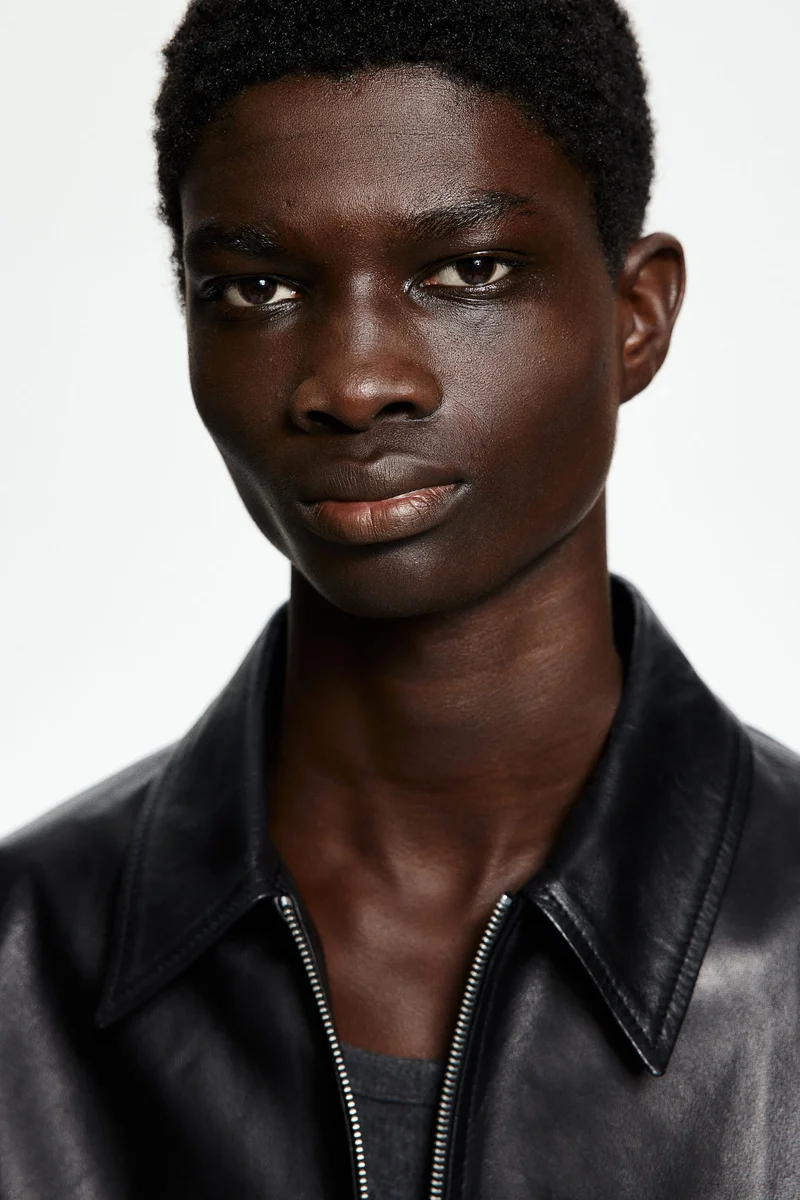 اتش اند ام Leather Jacket