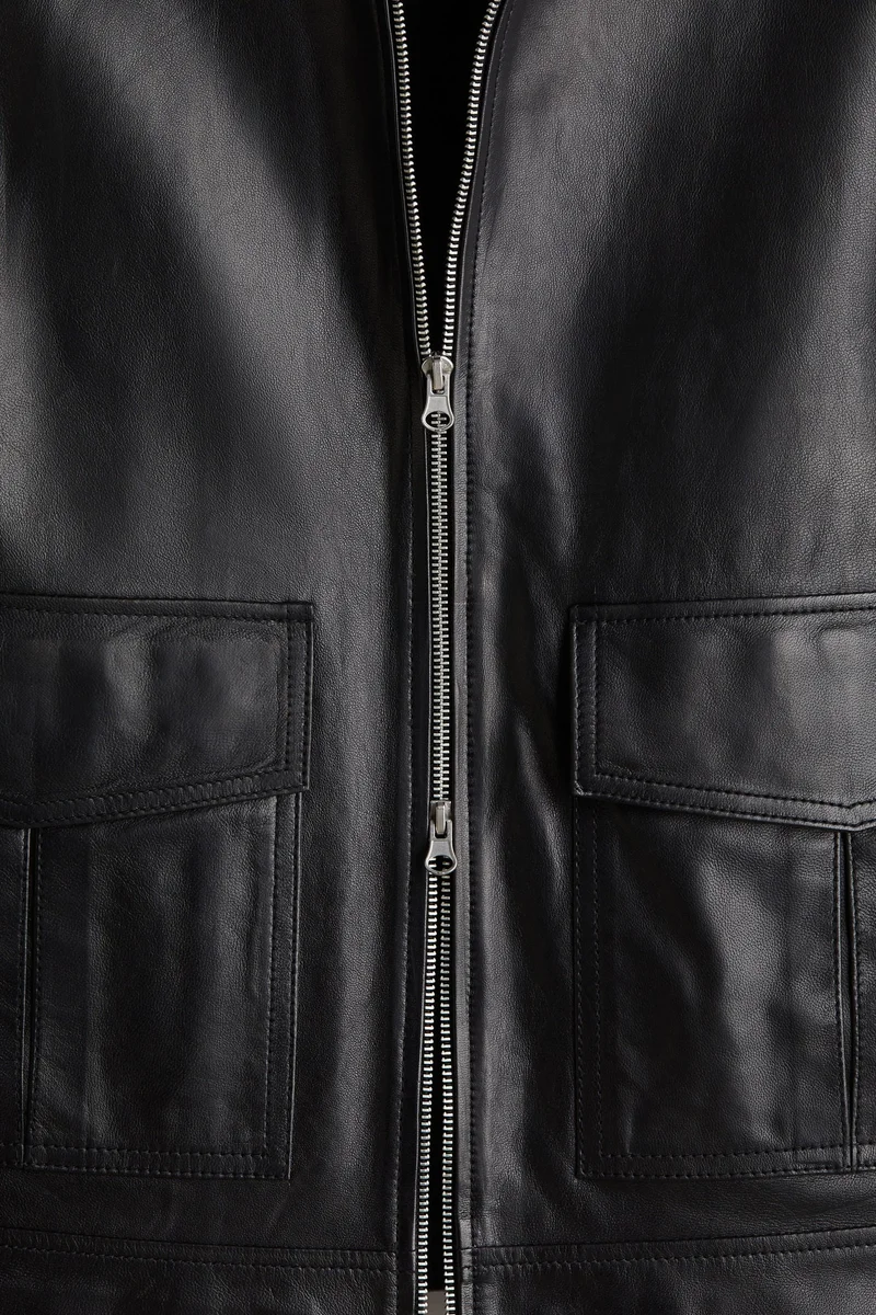 اتش اند ام Leather Jacket