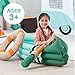 MindWare Oh So Fun Canoe Playset Inflatable Pretend Camping Toy with Paddle Life Preserver and Pump Imaginative Indoor Role Play for Kids Ages 3 Preschool Learning Toy - Image 4