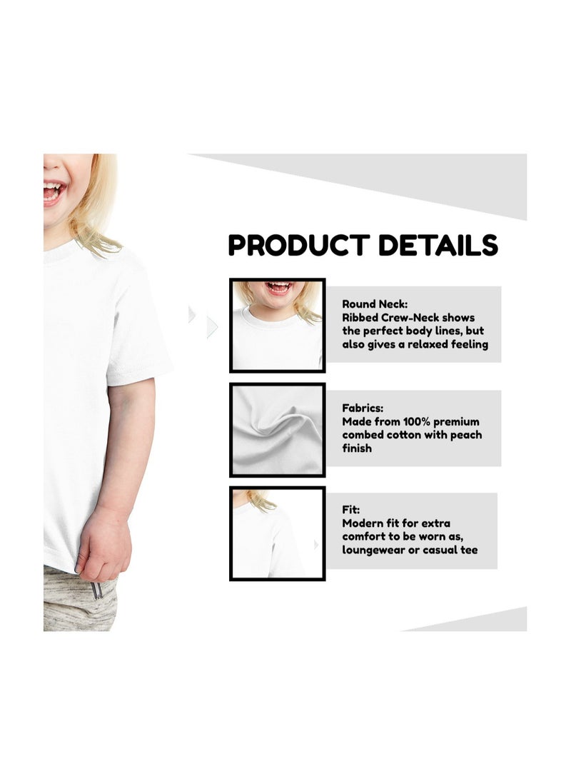 برينت شوب فور مي تي شيرت ديوالي للأطفال البنات - احتفل بمهرجان الأضواء مع قمصان احتفالية ومريحة بأكمام قصيرة للفتيات - مثالية لحفلات ديوالي - Image 5