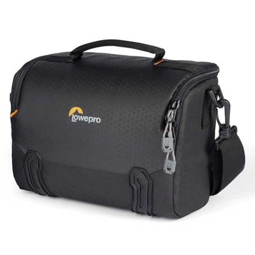 Lowepro Adventura SH 160 III, Camera Shoulder Bag with Adjustable/Removable Shoulder strap, Bag for Mirrorless Camera, Compatible with Sony Alpha 7 Series, Black - Image 1