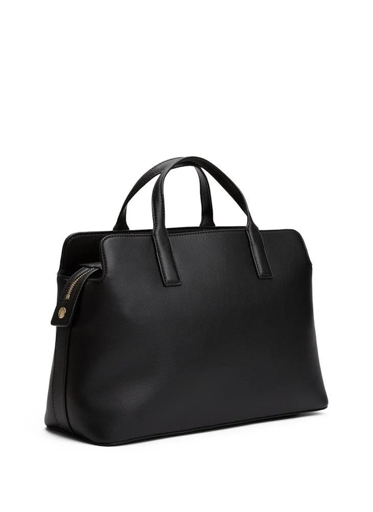 TOMMY HILFIGER Logo Detailed Top Handle Satchel