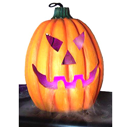 Akeydeco Halloween Party Mist Maker,Ultrasonic Water Pond Fountain Fogger 9 LED Red Yellow and Blue Light Flashes Aluminum Atomizer Air Humidifier for and Rockery Fish Tank Vase Birdbath Deco - Image 4