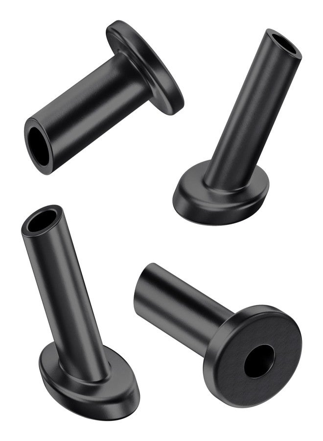 سي كيه إي CKE [براءة اختراع] 40 قطعة واقي زاوية كابلات بزاوية 30 درجة سوداء، مشطوفة الحواف، مناسبة لكابلات الأسلاك بقطر 1/8 بوصة، واقي عمود خشبي من الفولاذ المقاوم للصدأ البحري T316 مع مثقاب - Image 5