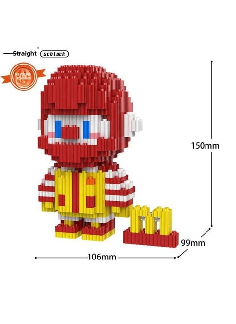 [8819 Series] Has Been Spelled Scblock Micro Building Blocks For The Elderly BOBO Toys Outlets-Color:SCL8819_16