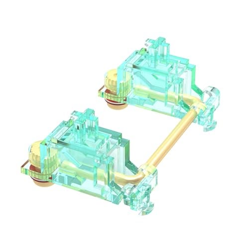 DUROCK Stabilizer V3, Screw in Stabilizers with 2u 6.25u 7u Wires, PCB Mount Keyboard Stabilizers for Mechanical Keyboards (V3 Teal 100% Kit) - Image 2