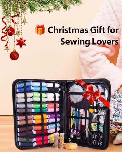 VelloStar Small Basic Sewing Kit for Beginners – Easy to Use Portable Needle and Thread Kit with Sewing Supplies and Accessories for Emergency Clothing Repairs - Travel Sew Set for Adults - Image 2