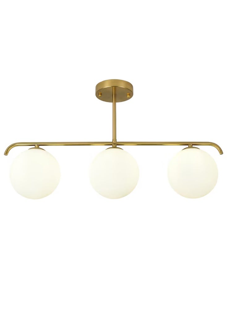 Cluc Gold Globo di vetro Chandelier - 3 globes - Image 2