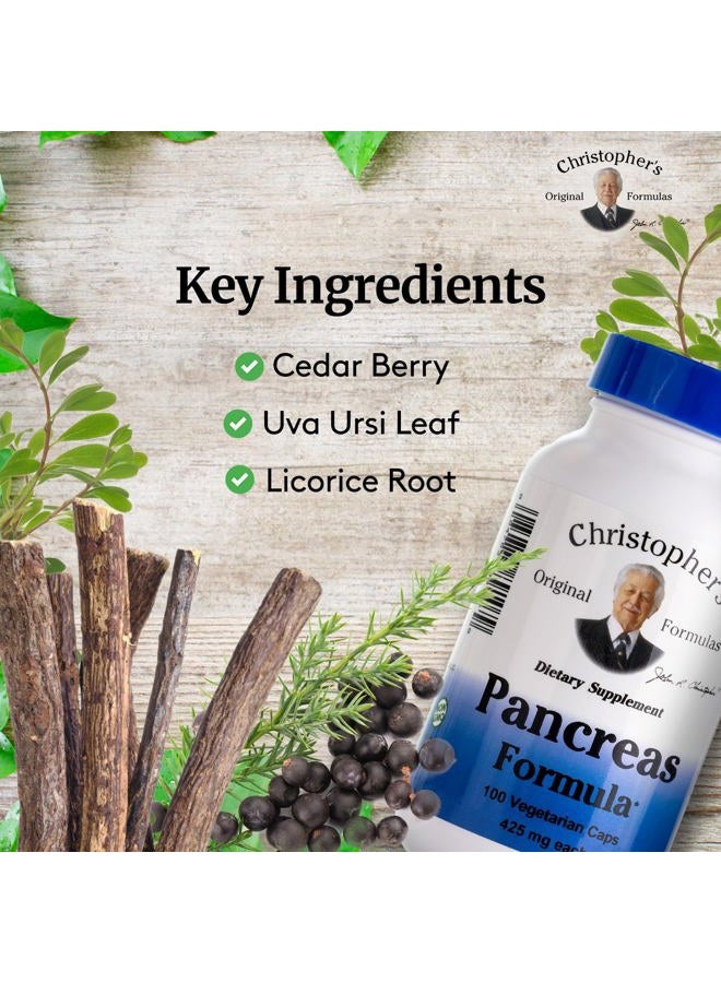 Christopher's Original Formulas Dr. - Pancreas 460 Mg. 100 Vegetarian 120777 - Image 3