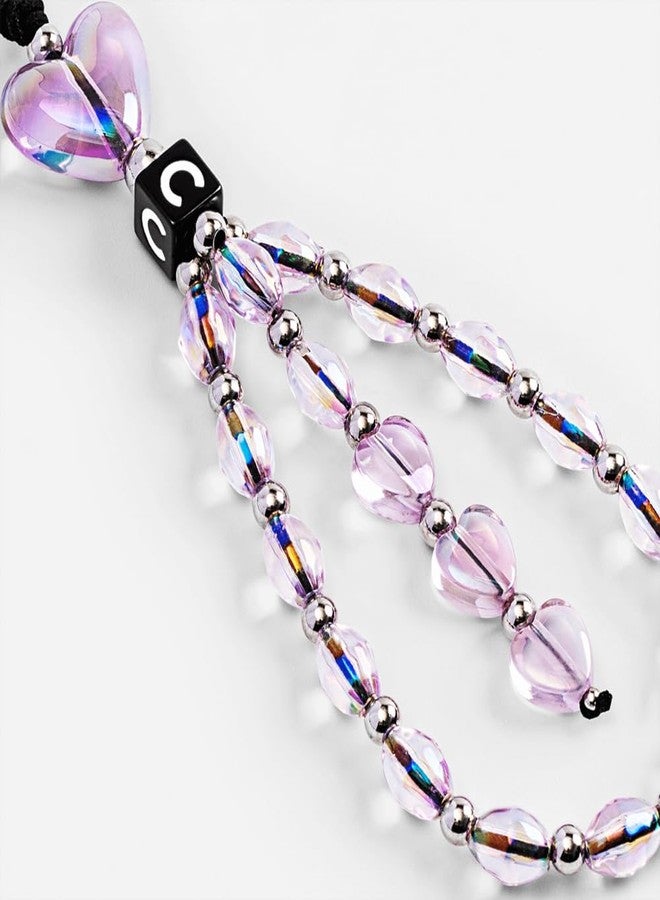 CASETiFY Glitter Phone Charm [Hands-Free Phone Wrist Strap] - Mini Aurora Heart - Image 2