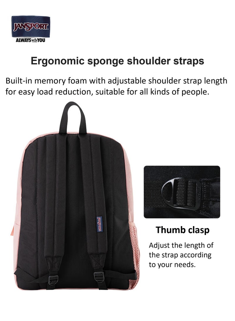 جان سبورت حقيبة جانتسبورت المدرسية ذات الكتفين/حقيبة ظهرية: حقيبة سفر واسعة السعة، مناسبة للطلاب الجامعيين والطلاب في المدارس الثانوية. - Image 3