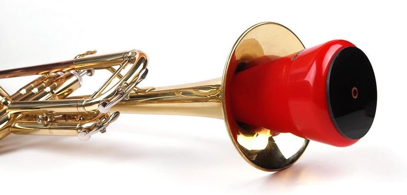 PAMPET Lightweight Practice Trumpet Mute Silencer，Trumpet Straight Mute (Red) - Image 4