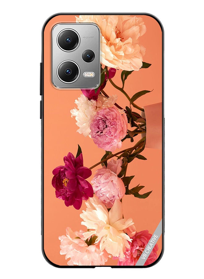VR CREATIVE Protective Case Cover For Xiaomi Redmi Note 12 Flower Design Multicolour - Image 1