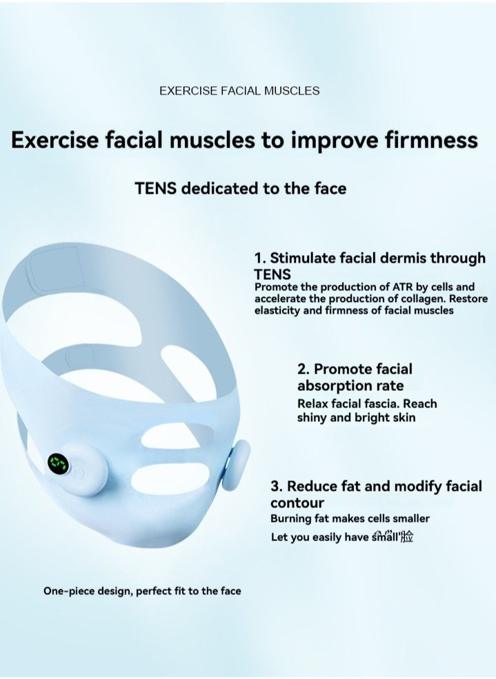 M MIAOYAN Wireless EMS Smart Facial Massager – V-Face Sculpting, Jawline Slimming & Lifting Beauty Device  - Image 3
