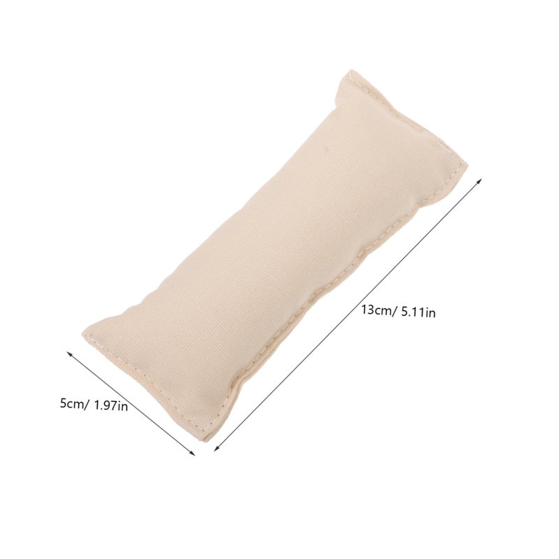 Cotton Elbow Mat 2 Pack Ergonomic Wrist Pad For Office Keyboard And Desk Creamy White - Image 3