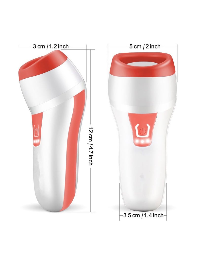 MEXITOP Lip Plumper Device - Automatic Fuller Lip Plumper Device USB Charging, Portable Size, 2 Styles for Lips Makeup (Orange)  - Image 2