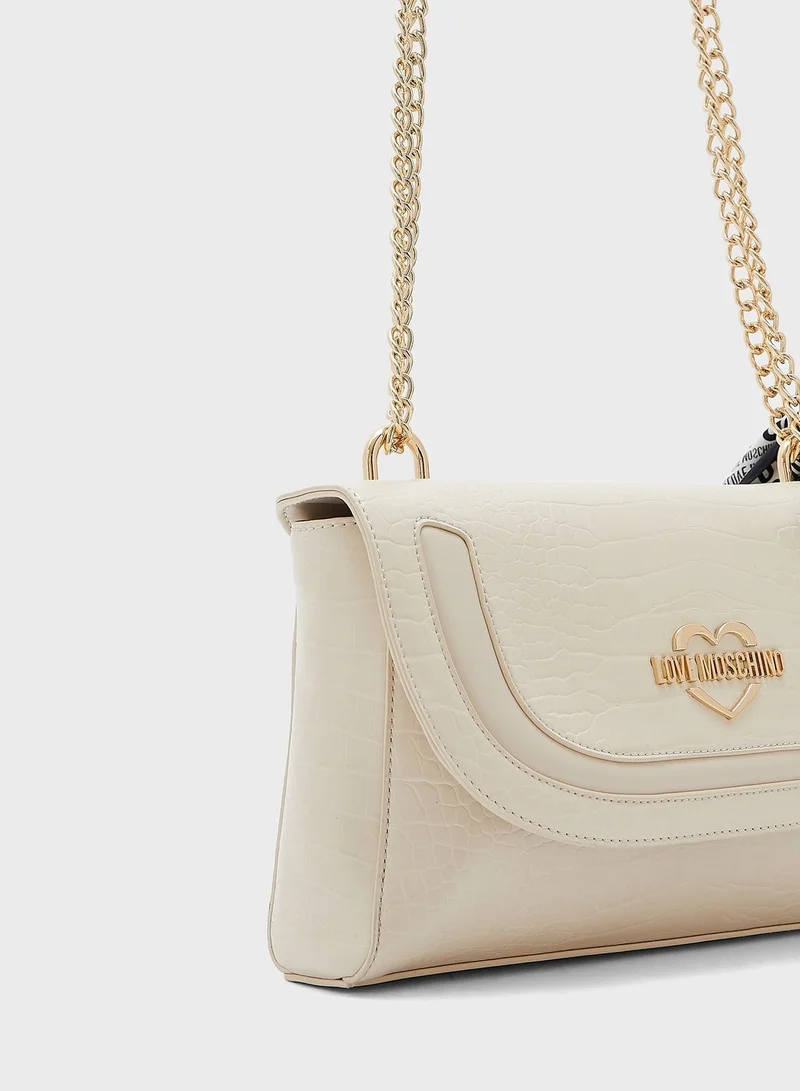 Love Moschino Printed Foulard Crossbody