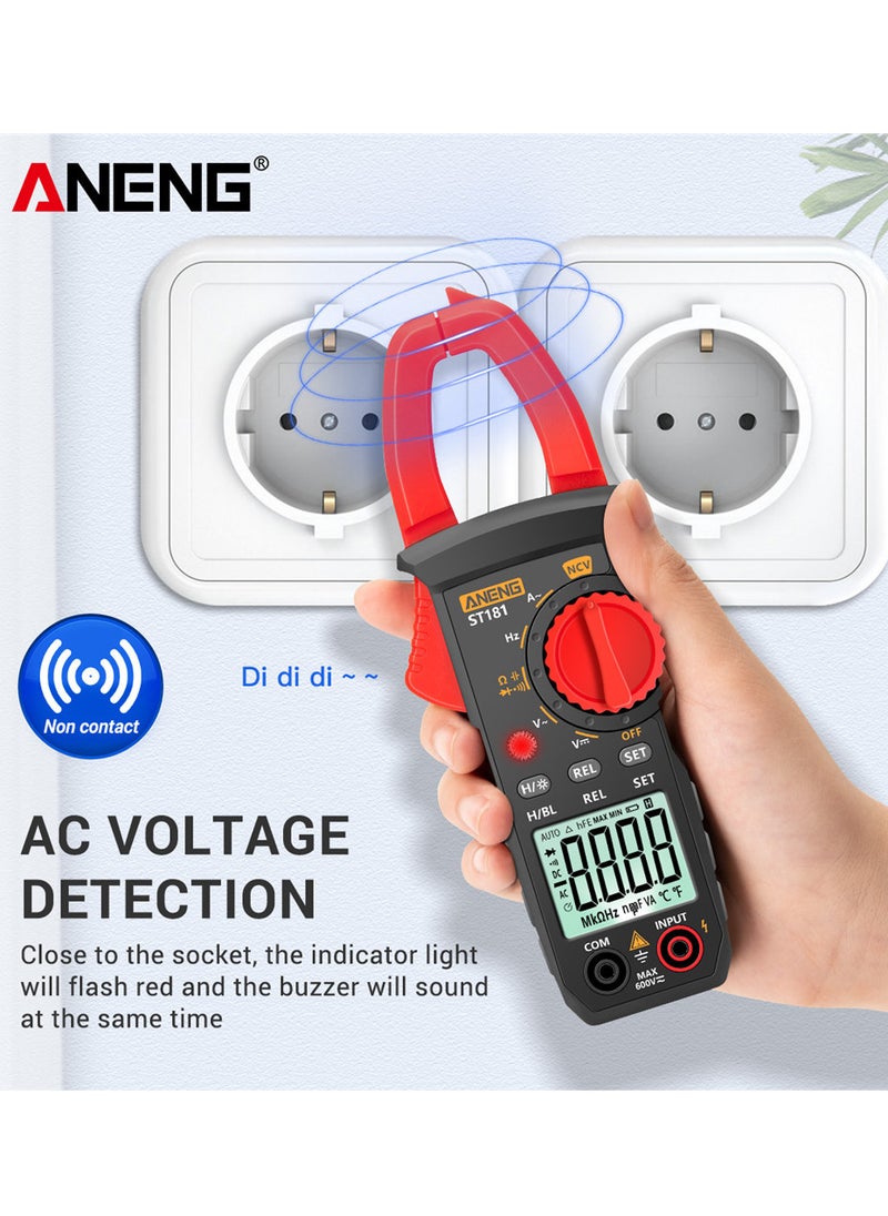 ANENG ANENG ST181 4000 Counts Digital AC Current Clamp Meter 400A Automatic Range Multimeter with Backlight Voltage Meter Clamp Gauge NCV Test Clamp Ammeter Universal Meter Tester Measuring  - Image 3