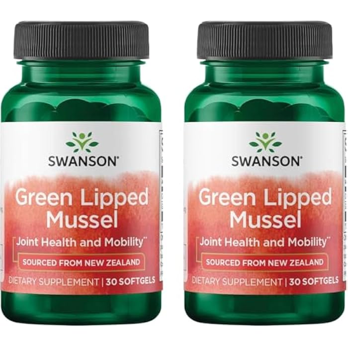 Swanson New Zealand Green Lipped Mussel Oil 30 Sgels (2 Pack) - Image 1