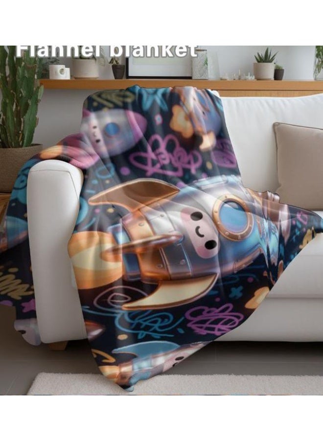 عام بطانية رقيقة من الفانيلا (حرارة ومريحة، ومناسبة للنوم واستخدام اللعبة والغبار والرمل) 150 سم * 200 سم - 151 - Image 4