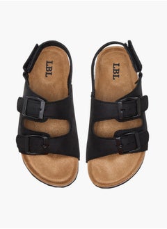 LBL by Shoexpress Buckle Accent Strap Sandals with Hook and Loop Closure  - Image 1